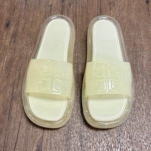 Tory Burch Bubble Jelly Slides like new only worn twice